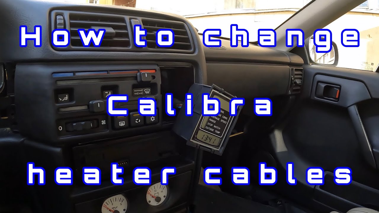 How to change Opel Calibra heater cables