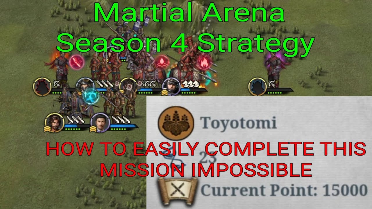 Great Conqueror 2 Shogun Martial Arena Season 4 ULTIMATE STRATEGY