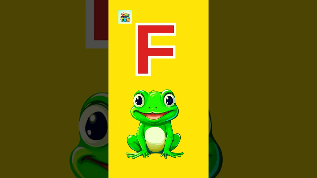 Learn Letter E & F 🎵 ABC Phonics for Kids & ELS 🌟