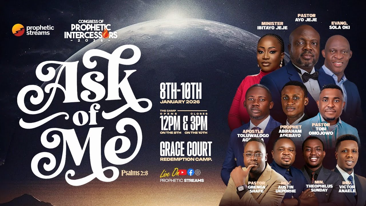 Day 2 Evening Session | ASK OF ME | Prophetic Streams | 9th January 2026