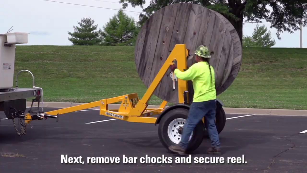 Budco Reel EZ 80 Cable Reel Trailer - www.BudcoCable.com