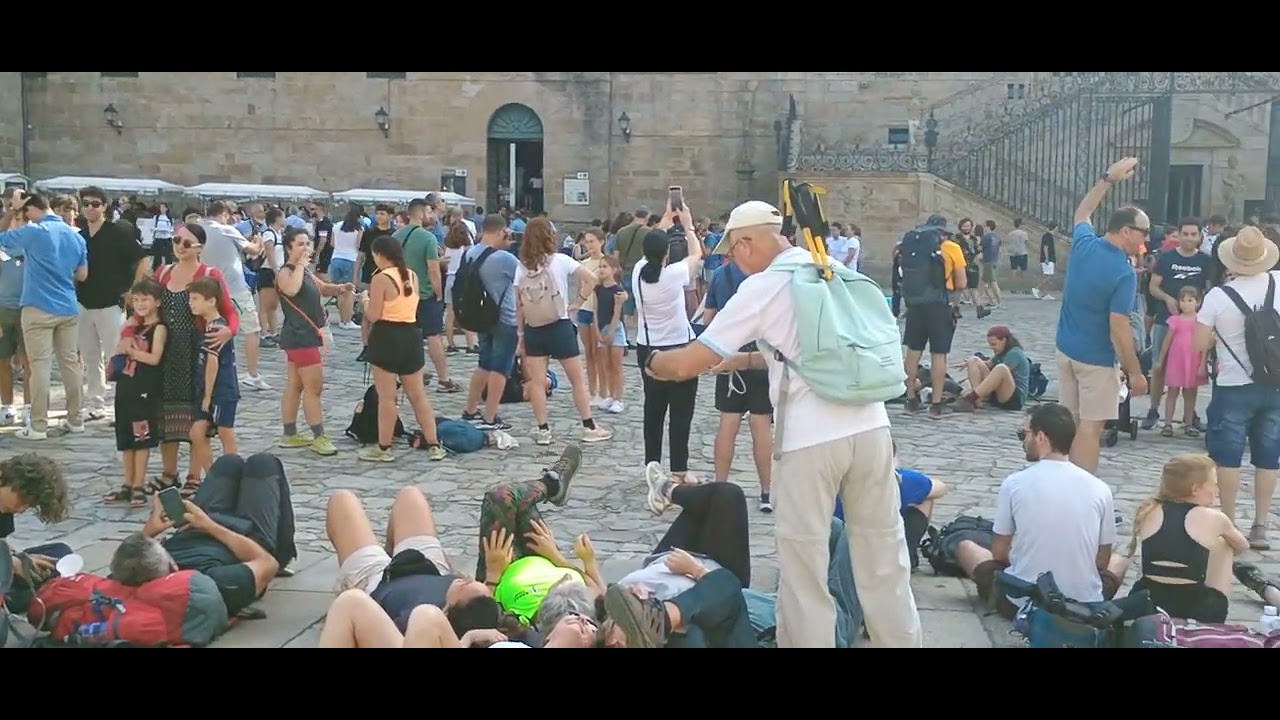 Praza do Obradoiro, Santiago de Compostela, A Coru&ntilde;a, Hiszpania