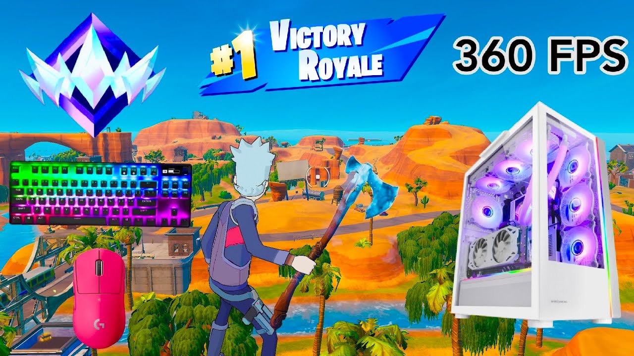 Fortnite Unreal Ranked Reload On PC | Keyboard & Mouse Gameplay | 360 FPS | 4K