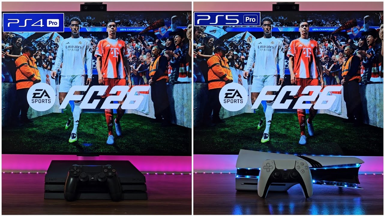 EA FC26 (PS4 PRO Vs PS5 PRO)