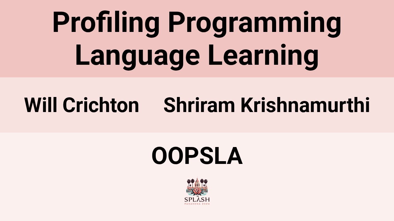 [OOPSLA24] Profiling Programming Language Learning