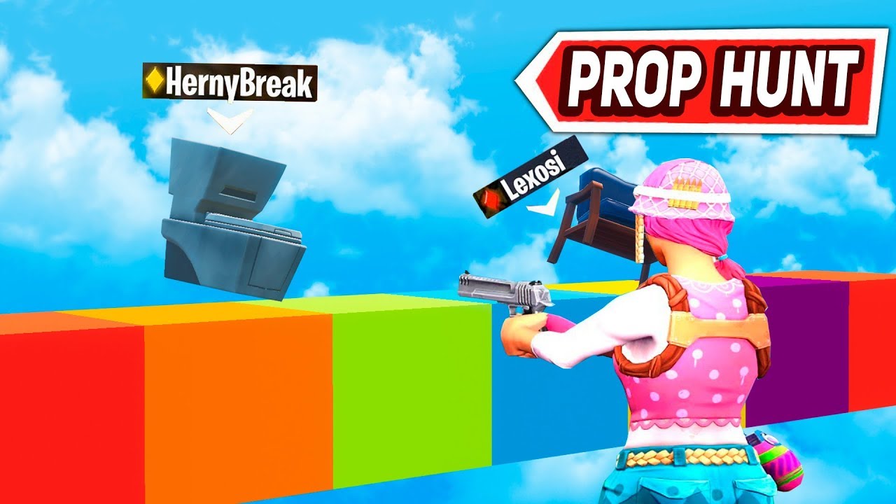 *NUEVO MINIJUEGO SNIPER VS PROPS* FORTNITE PROP HUNT