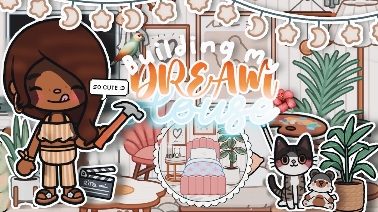 Building My *DREAM* home! *aesthetic + cute* Toca Boca World!!