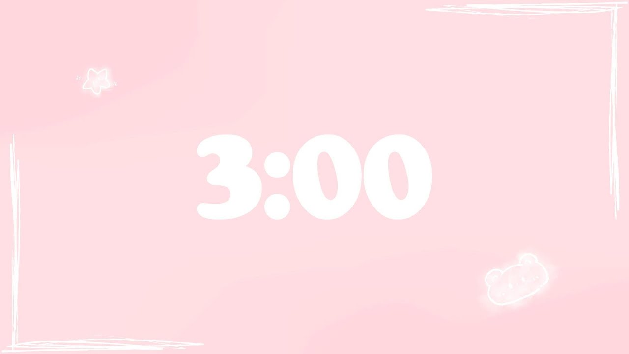 3 Minute Aesthetic Timer for Studying with Lofi Music