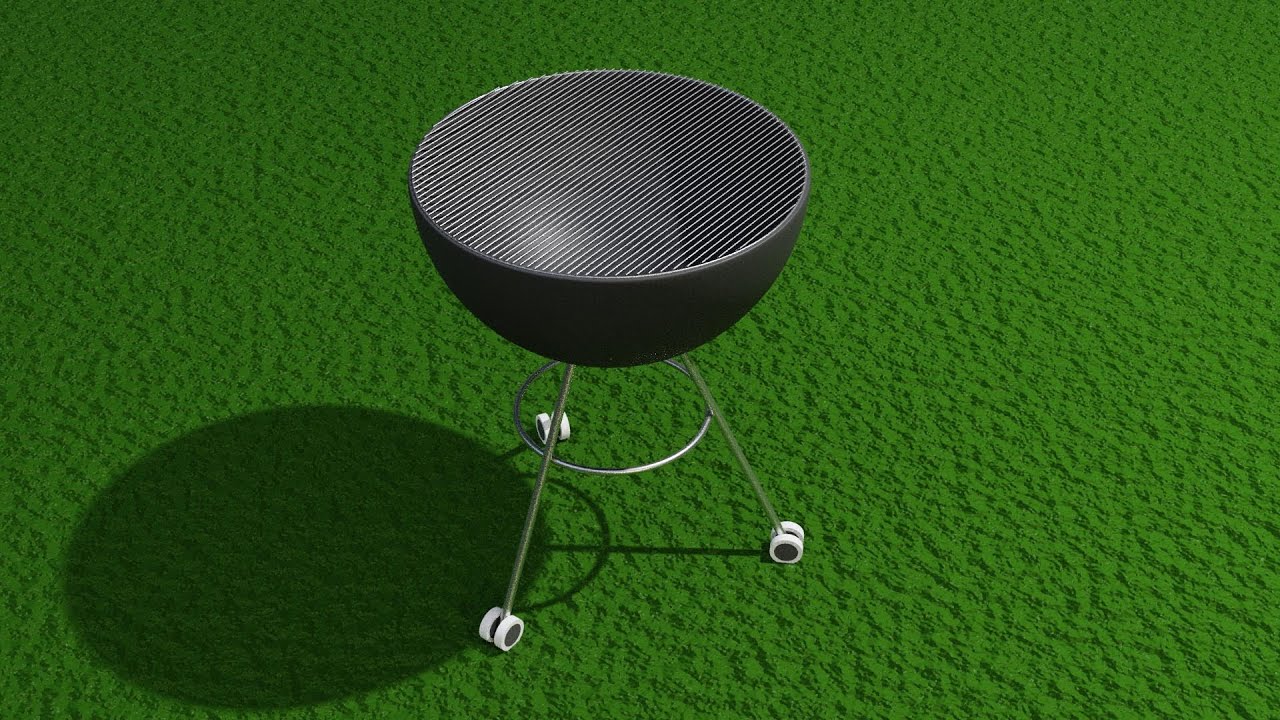 BBQ grill Blender Tutorial