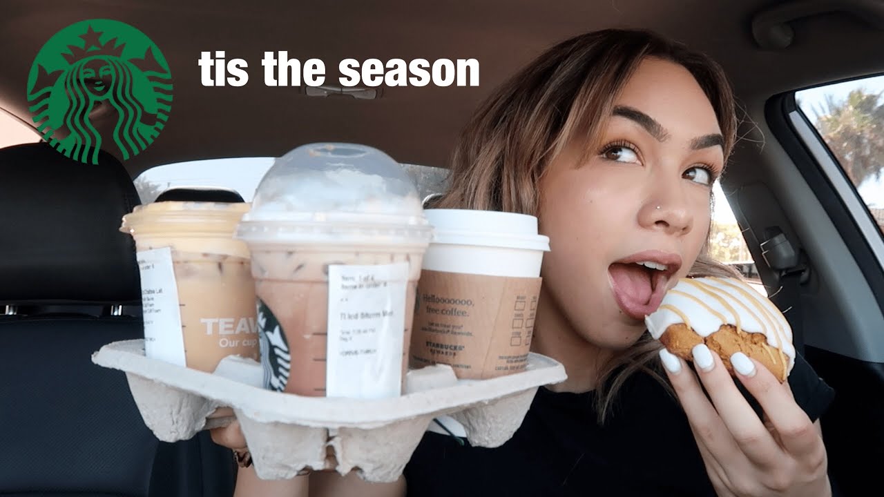 TRYING STARBUCKS NEW FALL DRINKS AND TREATS!