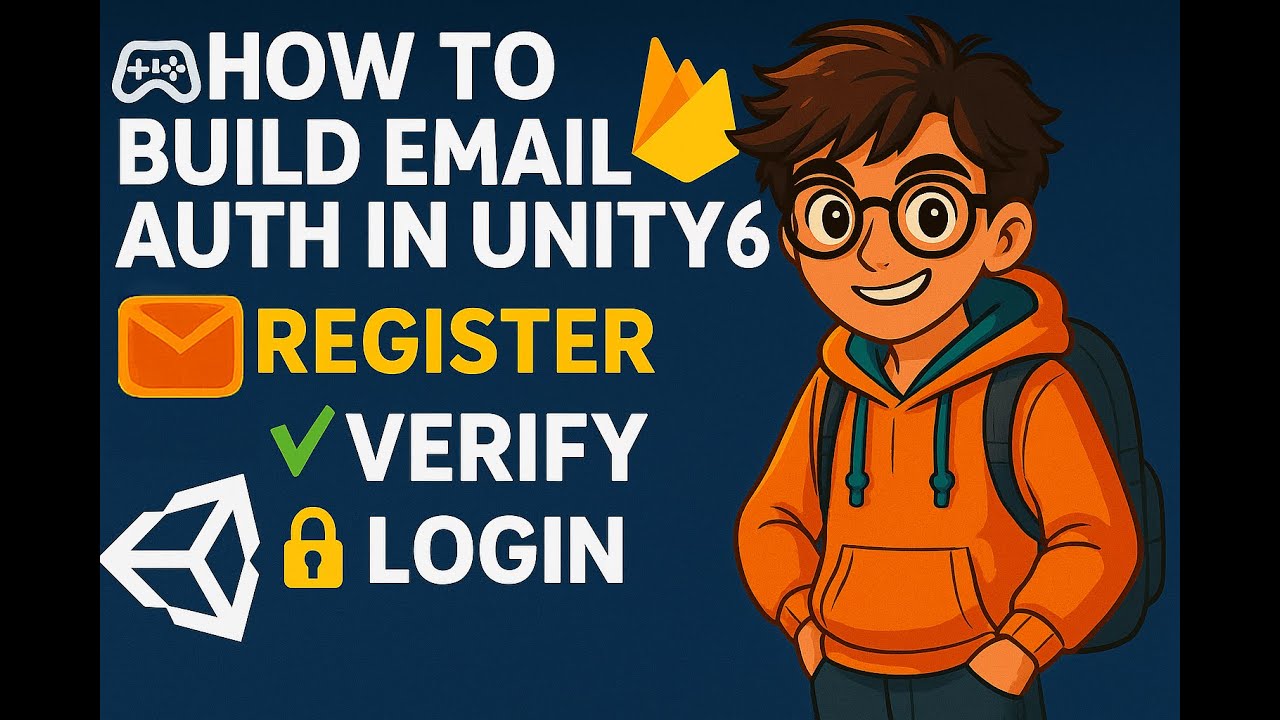 🎮 How to Build Email Auth in Unity 6 with Firebase 🔥 Register, ✅ Verify, 🔑 Login (Episode 2)