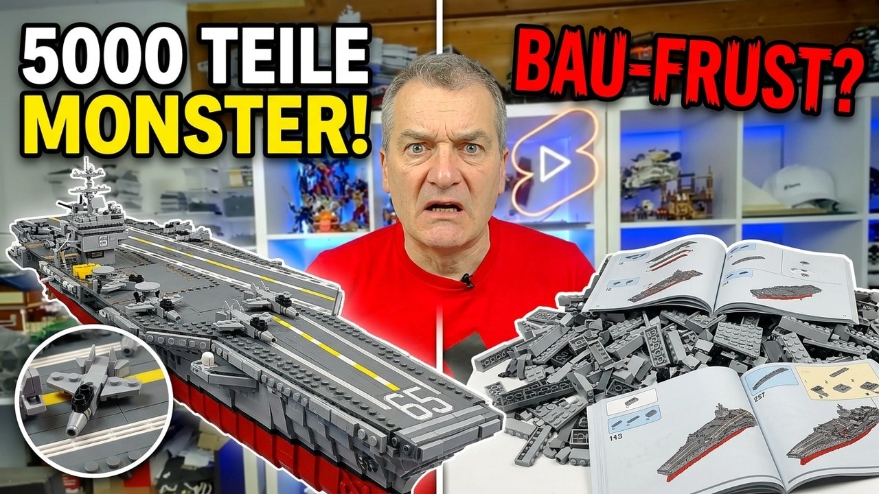 5000 Teile Monster: Warum LEGO diesen Flugzeugträger fürchtet (Mocsage CVN-65)