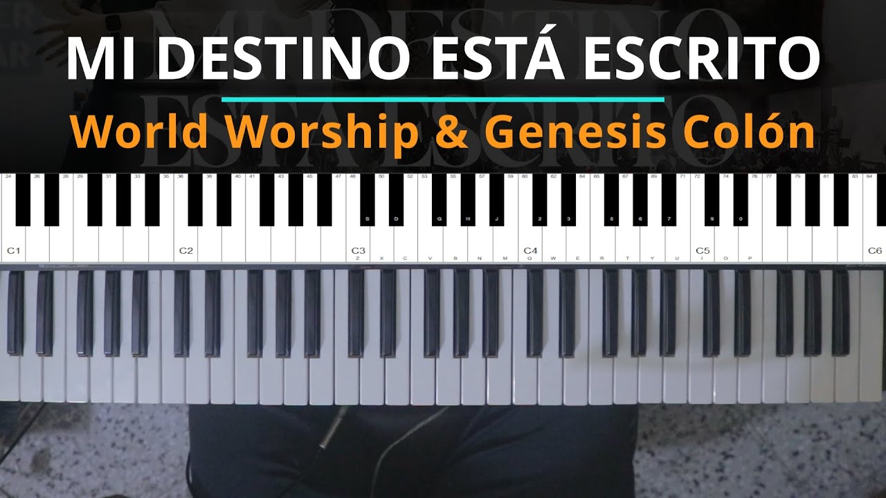 #TUTORIAL Mi destino está escrito (No moriré) - World Worship ft. ‪Genesis Colon‬ | Kevin Sánchez |