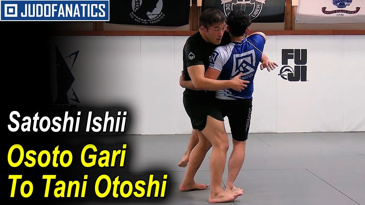 Osoto Gari To Tani Otoshi by Satoshi Ishii