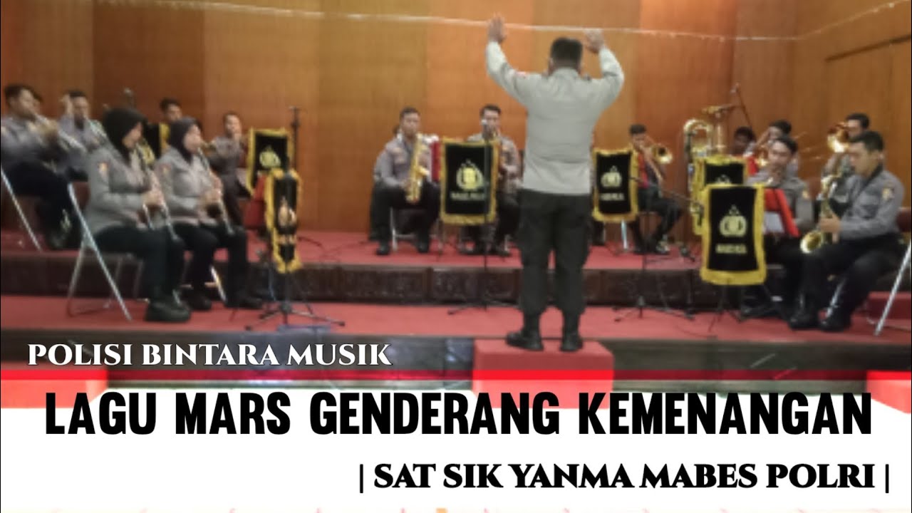 Lagu Genderang Kemenangan | Polisi Bintara  Musik | sat sik yanma mabes polri