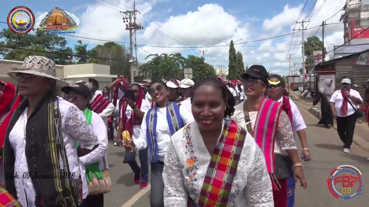 HKT Merauke_Karnaval HUT Kota Merauke 124 I Lagu Tanimbar_ Nona Pa dede