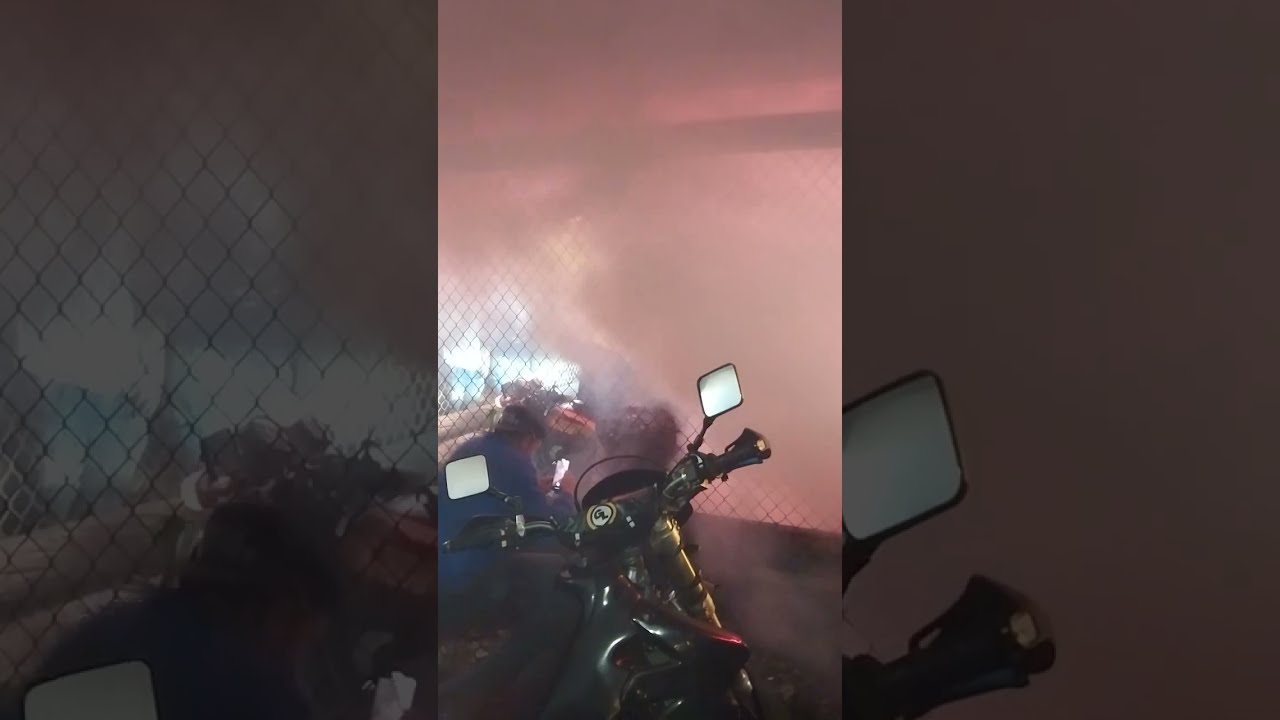 Daytona Bike Week 23 -  Boot Hill Saloon  - pit burnout