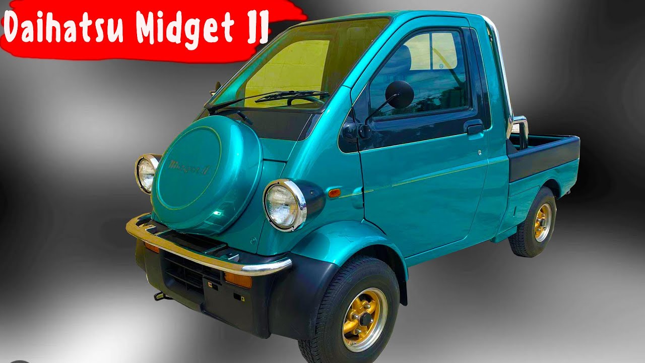 Daihatsu Midget очень милый японский мини грузовик, который наверняка будет выделяться среди машин