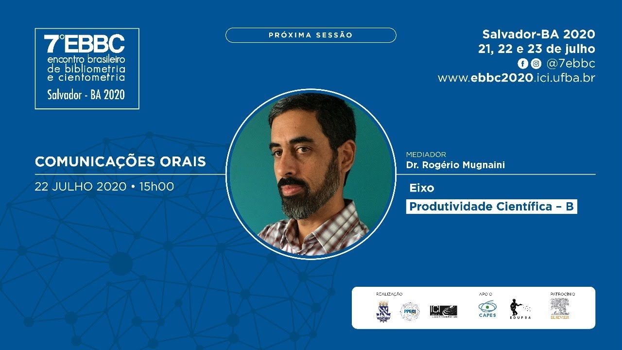 PRODUTIVIDADE CIENTÍFICA – B