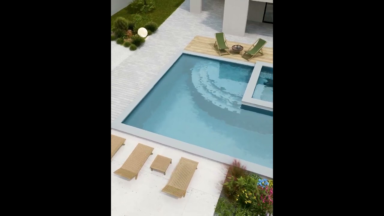 Cozy & Luxurious Backyard | Stunning 3D Landscape Design | D5 Render