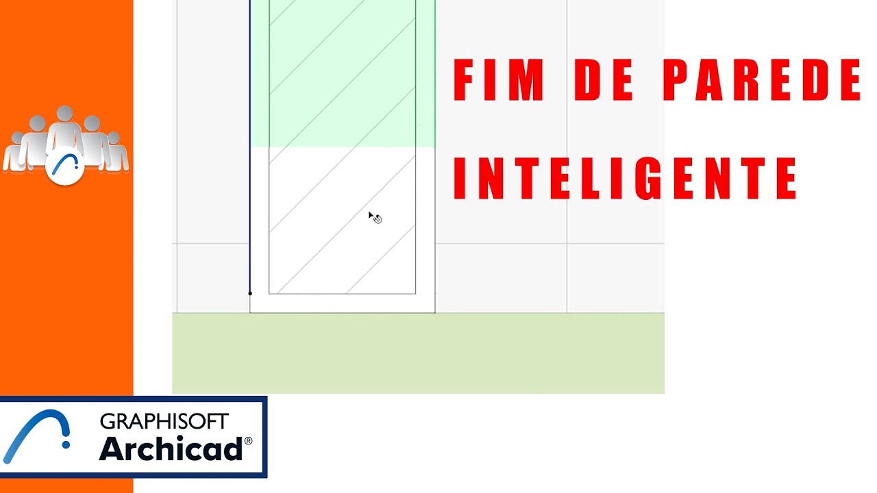 Modelagem de fim de parede inteligente: Archicad avançado.