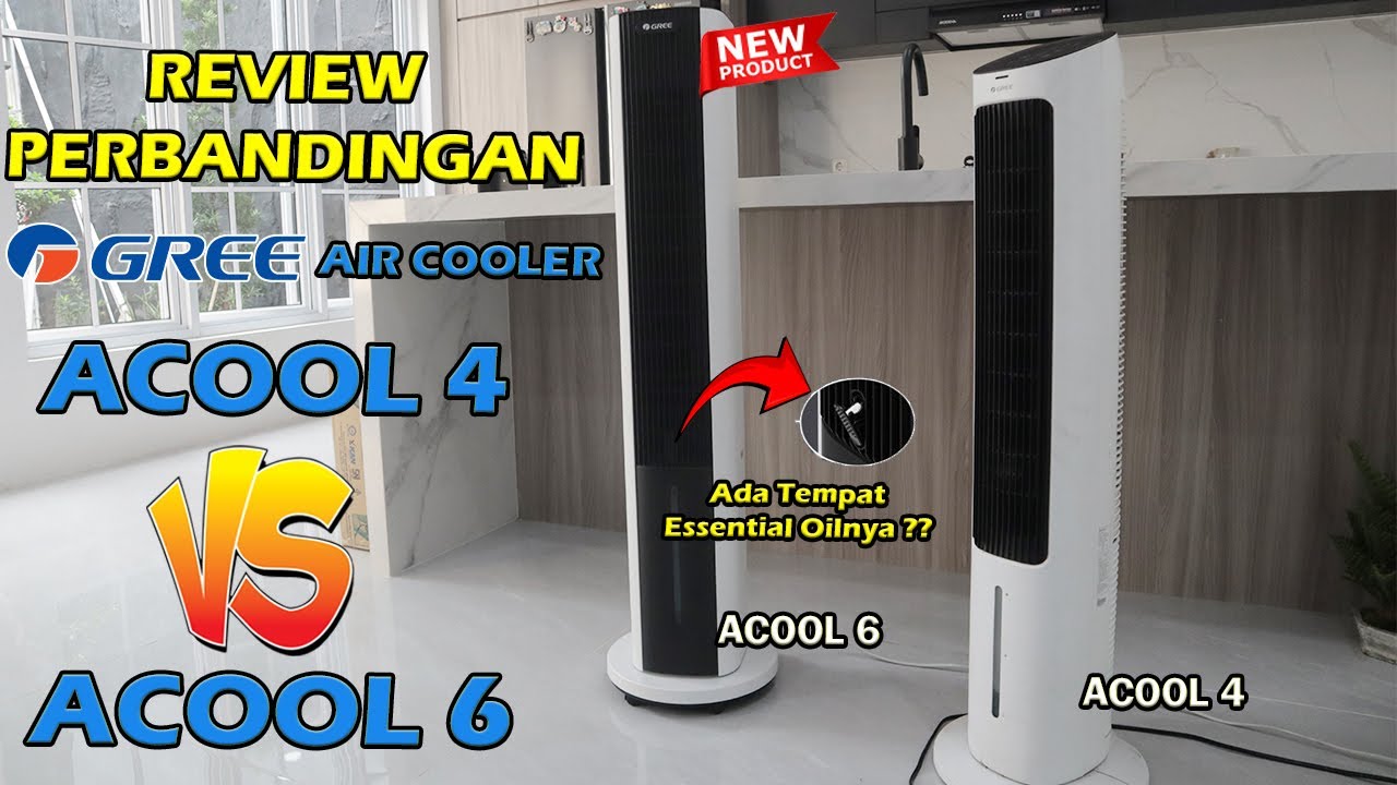 Review ❗ Gree Air Cooler GTA ACOOL 4 vs ACOOL 6 😍 Penyejuk Ruangan Yang Lagi Viral