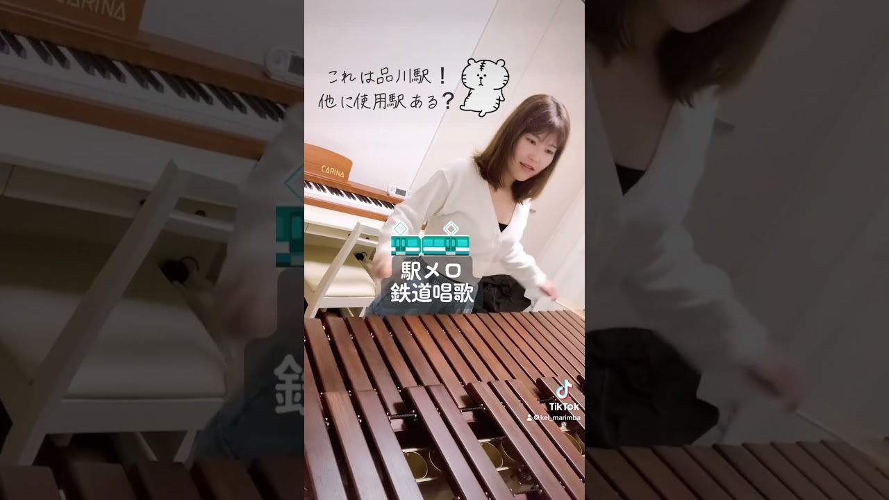【発車メロディー/鉄道唱歌】コメントで使用駅教えてください〜！！ #marimba #発車メロディー #jr東日本 #鉄道