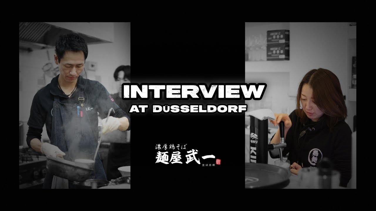 Tokyo Ramen Takeichi Interview movie at D&uuml;sseldorf