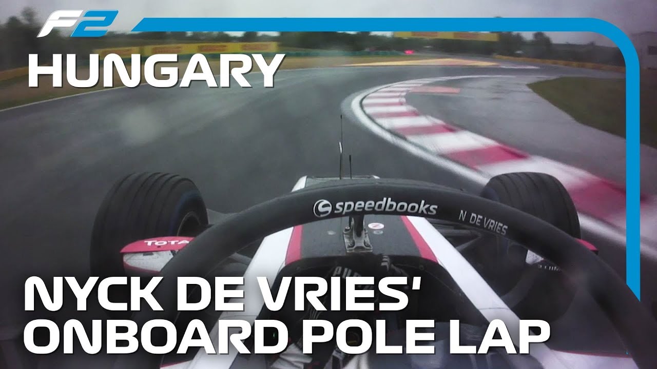 Nyck de Vries Splashes To Formula 2 Pole! | 2019 Hungarian Grand Prix