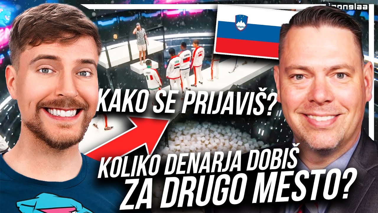 Kako si lahko tudi ti v MrBeast VIDEU?💸😍 Mat Peselj in MrBeast l Dolg Jezik
