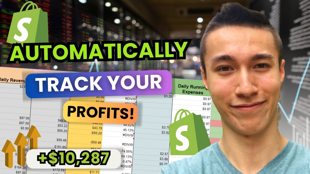 How To Track Your Sales & Profits (FREE Expense Tracking Sheet) | Shopify For Beginners 2023