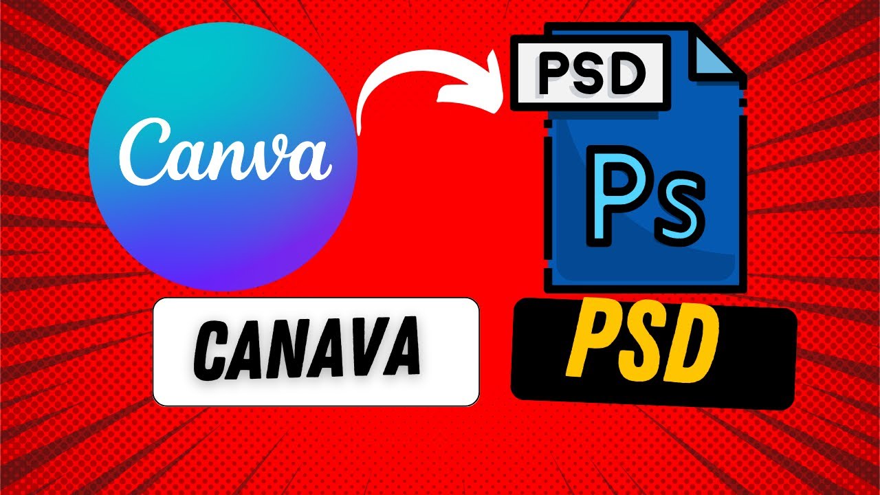 How to export/convert Canva to PSD Photoshop