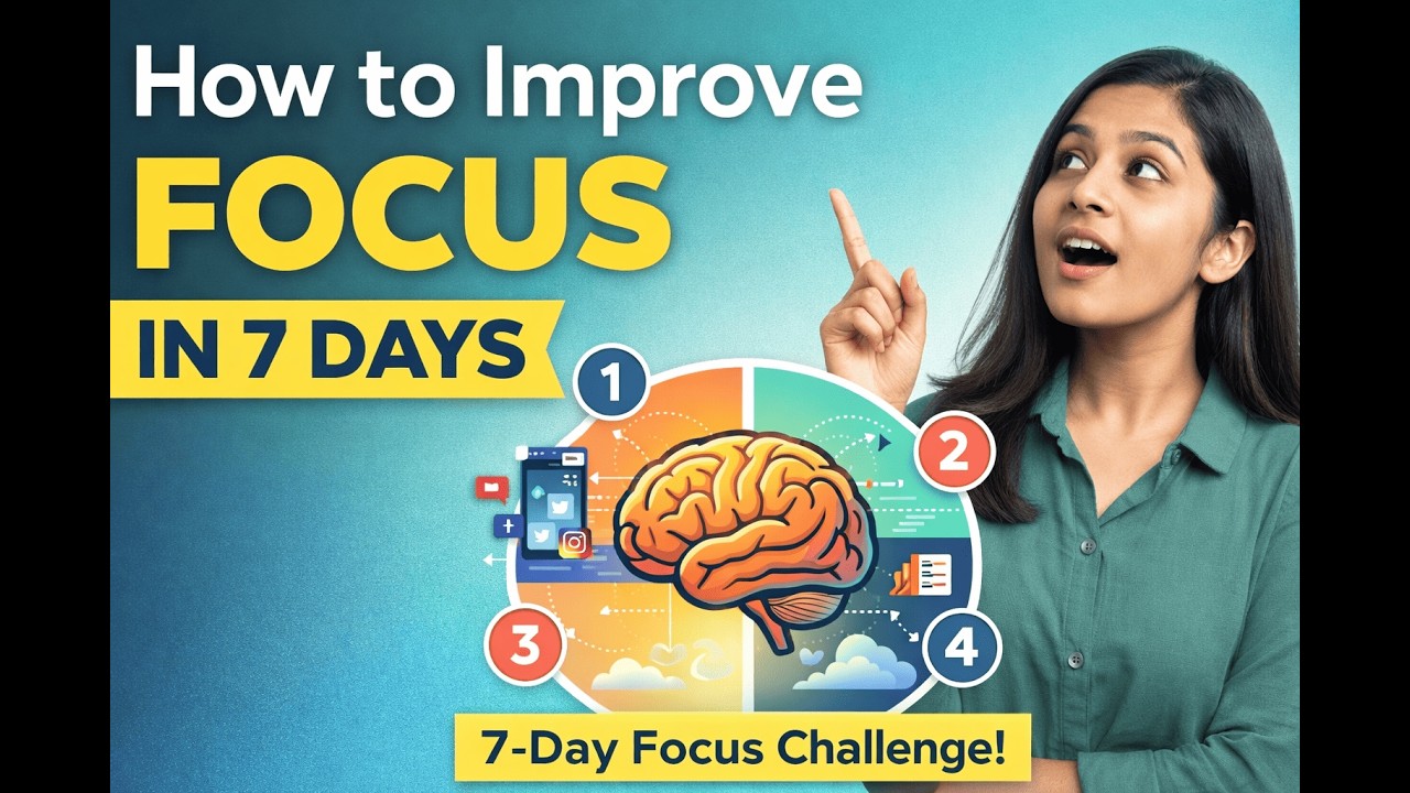 How to Improve Focus in 7 Days | 7-Day Brain Reset for Productivity