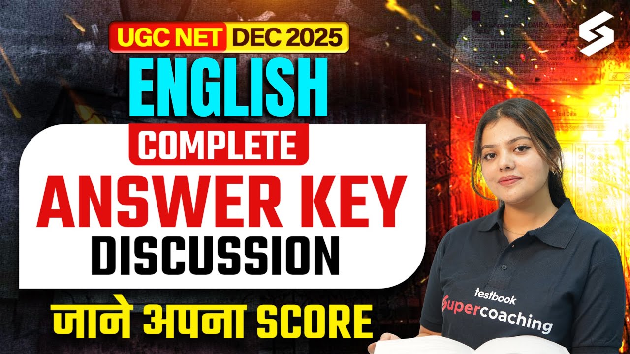 UGC NET Answer Key 2026 January | UGC NET English Answer Key 2026 | UGC NET Answer Key 2025 English