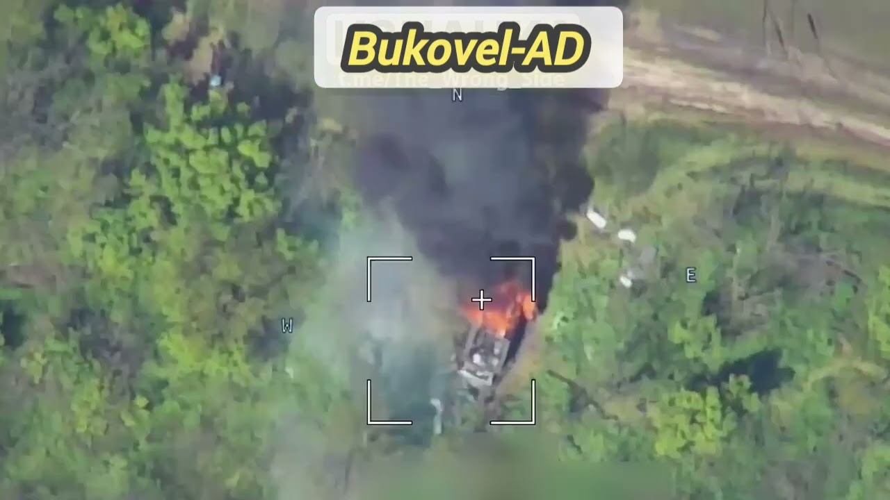 Hunter hunted down, #Lancet vs Bukovel-AD is a Ukrainian anti-drone electronic warfare system.