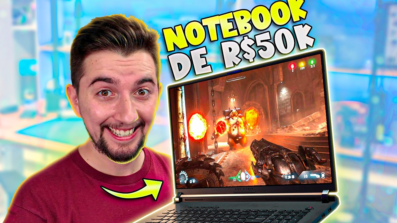 Esse notebook custa CINQUENTA MIL REAIS! Vale isso tudo? (ROG Strix Scar 18)