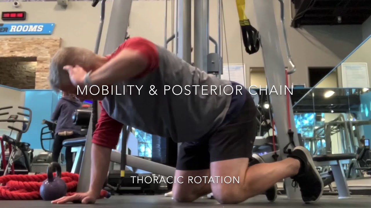 Mobility workout for hips and thoracic spine