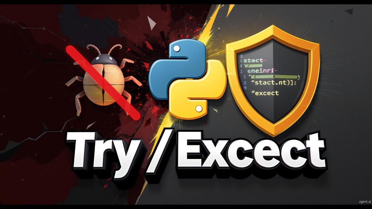 Python Exception Handling Tutorial | Try, Except & Custom Errors Explained