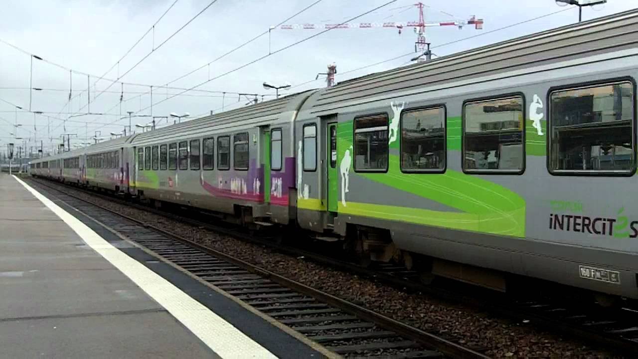 SNCF Intercites   Gare du Nantes et Gare du La Roche sur Yon Partie 1