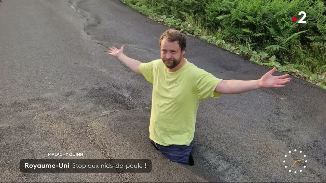 Les nids-de-poule, un fl&eacute;au national au Royaume-Uni