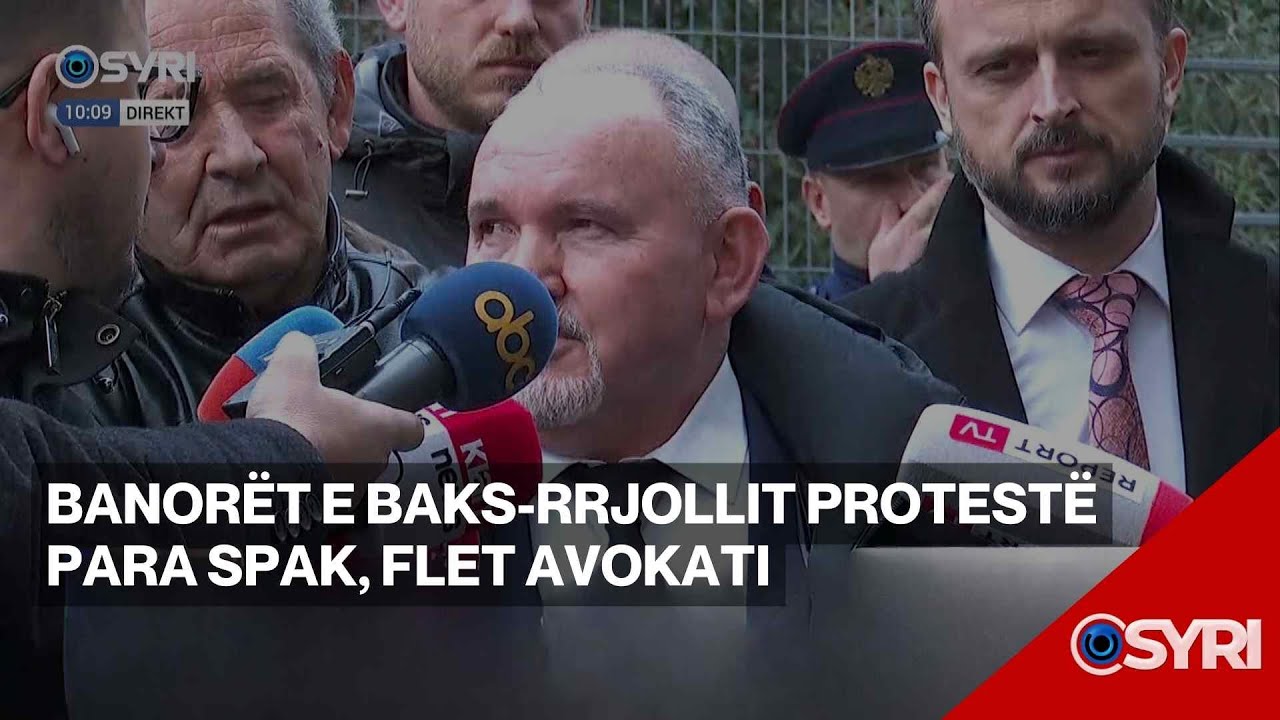 Banorët e Baks-Rrjollit protestë para SPAK, flet avokati