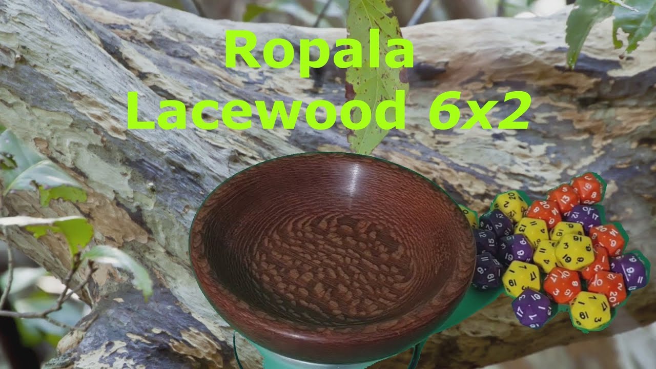 Woodturning - Ropala Lacewood 6x2 AKA Leopardwood