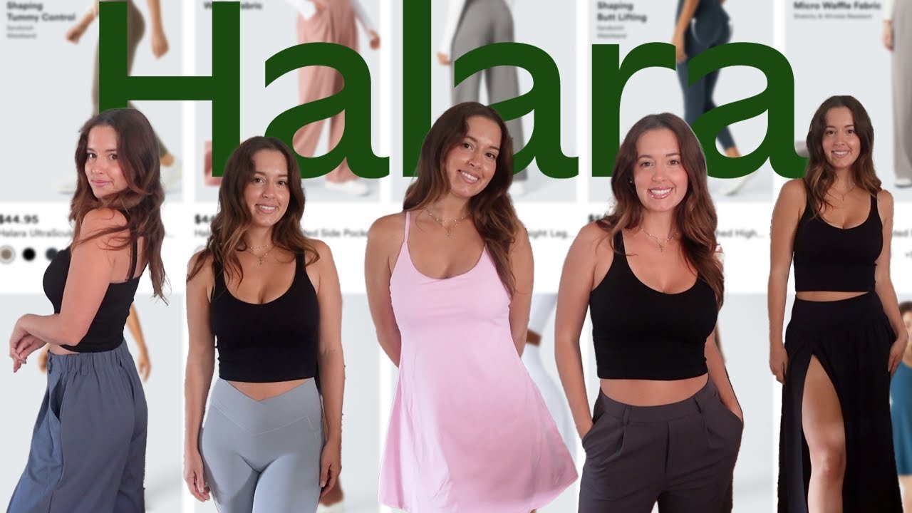 Halara Try-On Haul 2025 с моим честным отзывом | Рабочие брюки, леггинсы, спортивная одежда (пода...