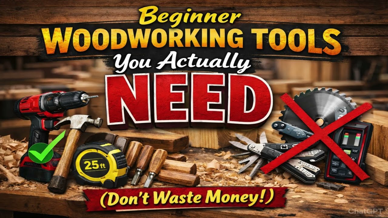 7 Beginner Woodworking Tools You Actually Need Don&rsquo;t Waste Money