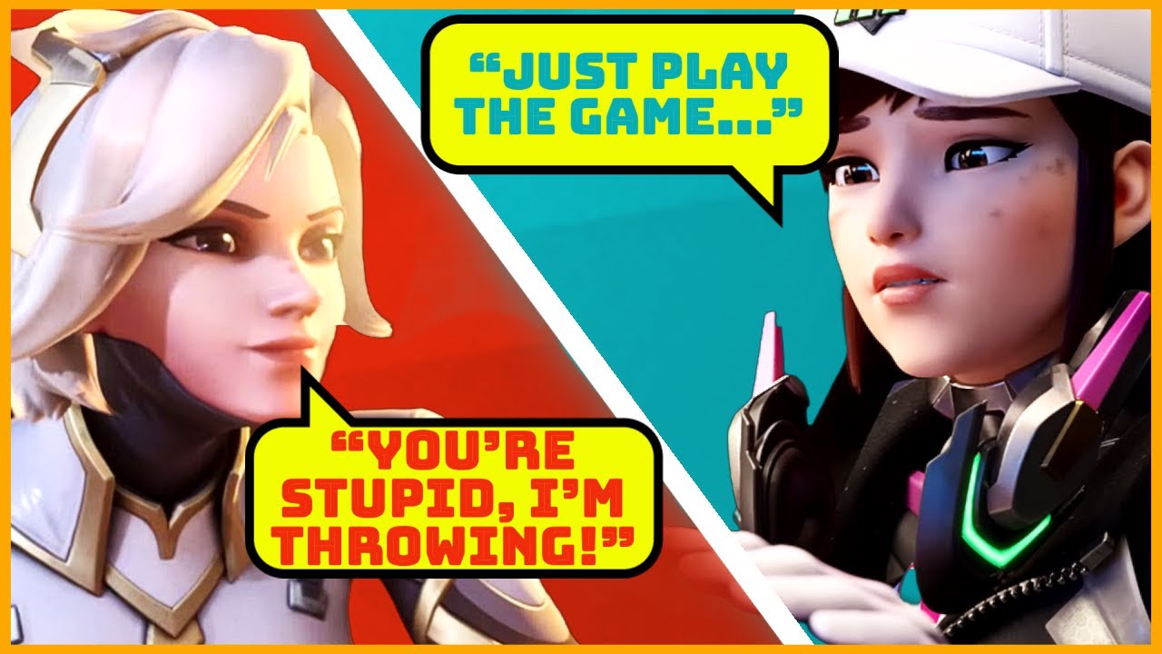 Toxic Pessimistic Mercy Main Throws After One Fight...