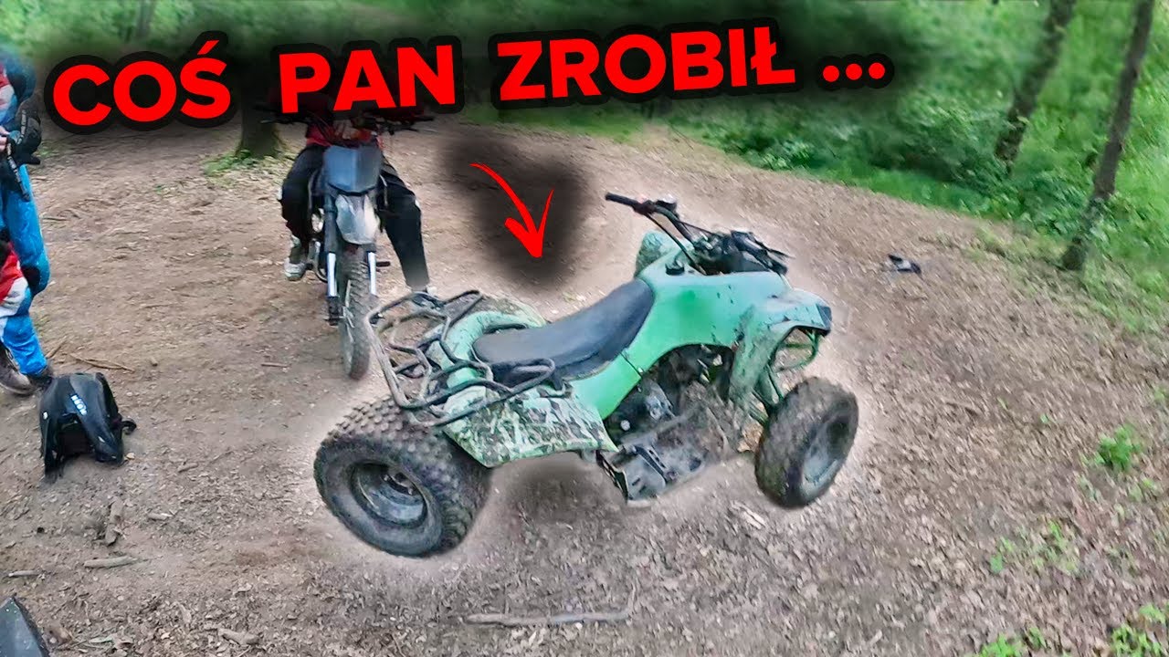 ZŁAMANY Quad 125 - Jade Jade i jeb... *Tylko ojcu nie mów*