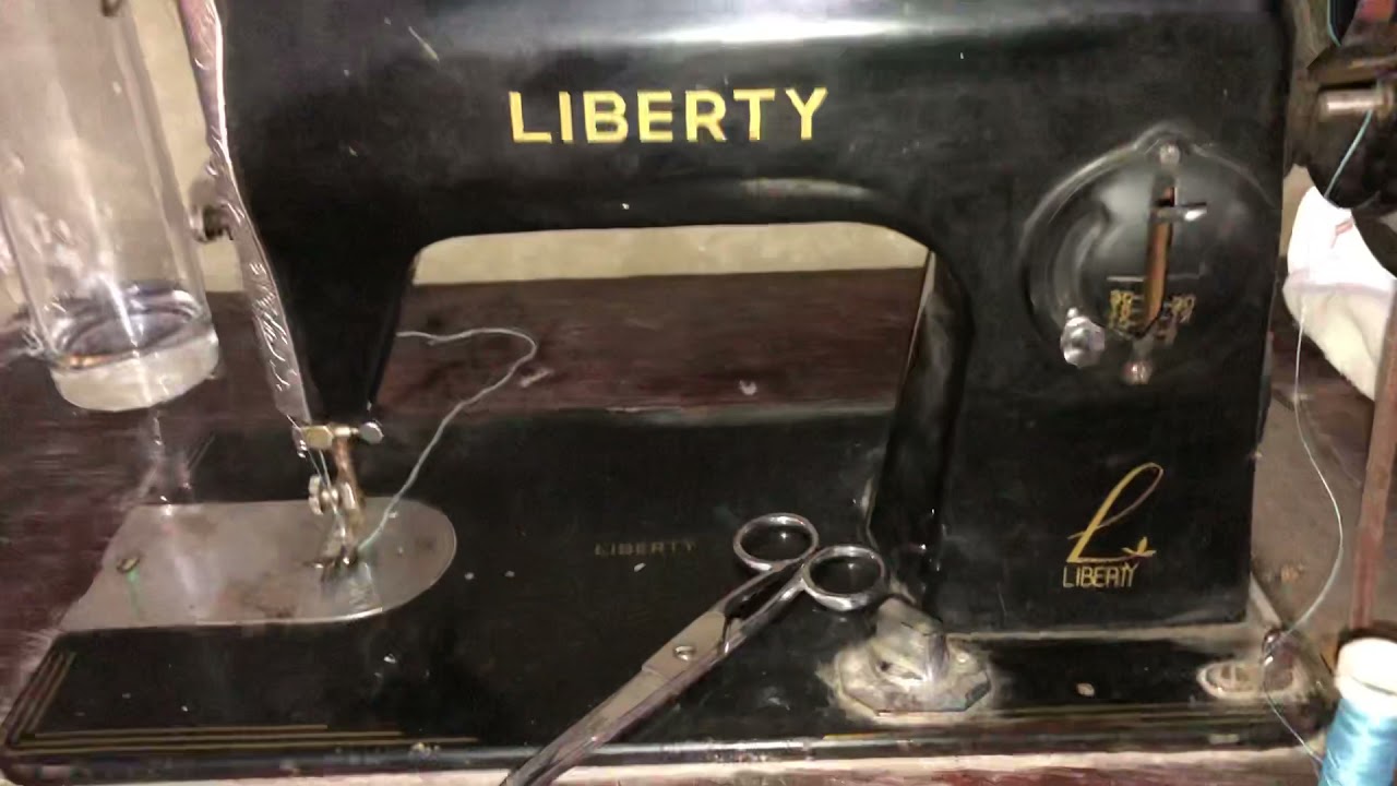 ¿Cómo poner hilo en máquina de coser antigua? Liberty.