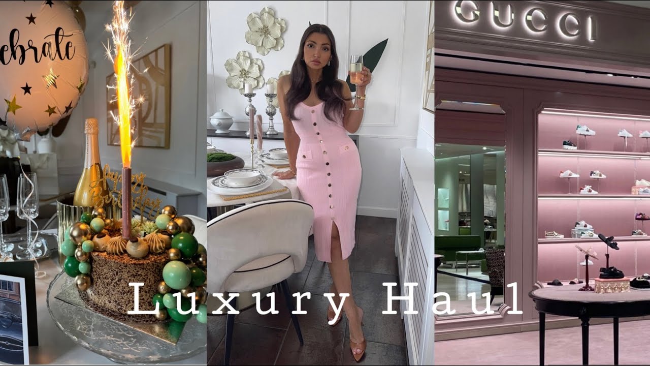 DESIGNER HAUL BALENCIAGA, VERSACE, BOTTEGA&hellip; | URODZINY🎂| CITY VLOG |
