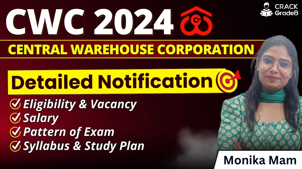 CWC 2024 Recruitment | Full Details - Eligibility, Vacancy, Salary, Exam Pattern, Syllabus