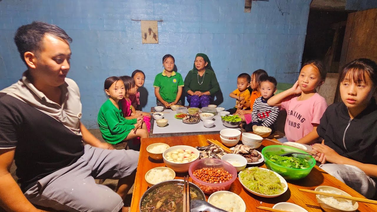 Thăm 7 cháu mồ côi Phi Thường cháu Sính ko về thăm nữa sau 15 ngày. Nguyễn Tất Thắng